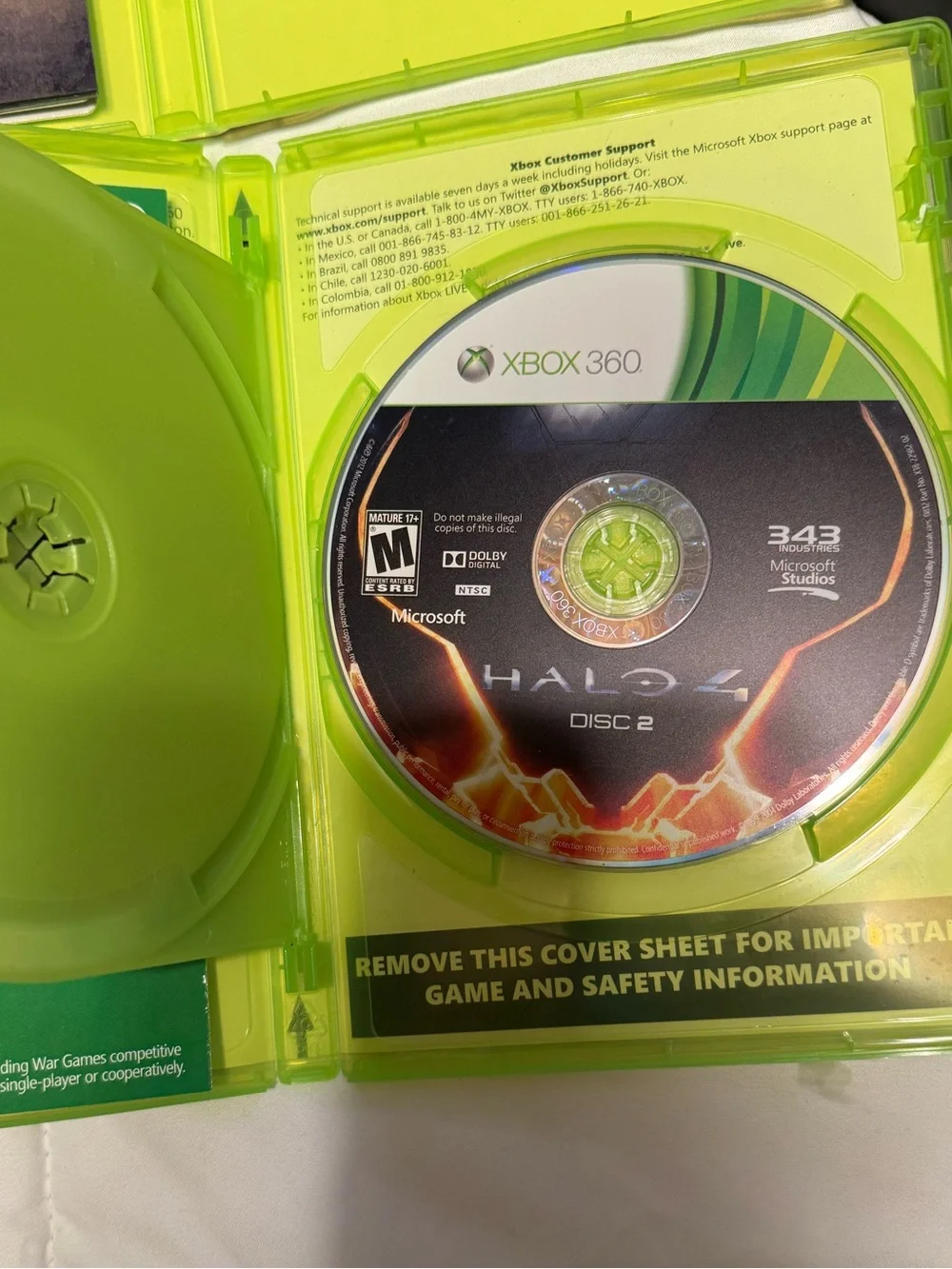 Xbox 360 Halo video game bundle of 4 games